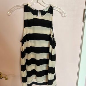 Joie silk tank striped